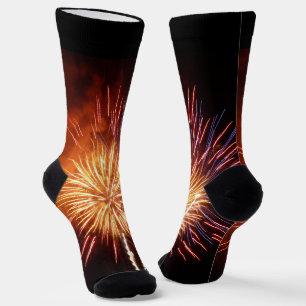Red, White and Blue Fireworks I Socks