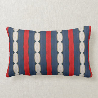 Red, White and Blue Lumbar Pillow