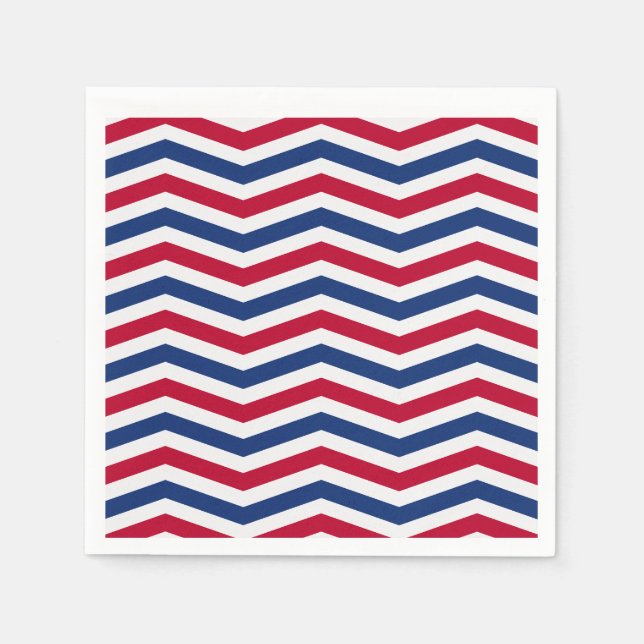 Red White and Blue Napkins (Front)