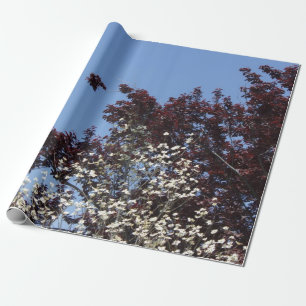 Red White and Blue Nature Gift Wrap