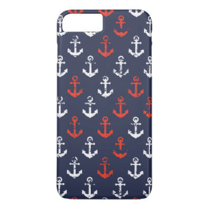 Red White And Blue Navy Pattern iPhone 8 Plus/7 Plus Case