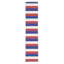 Red White and Blue Patriotic Gradient Table Runner
