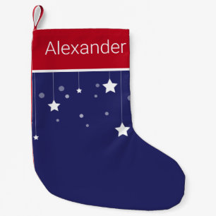 Red, White and Blue Small Christmas Stocking