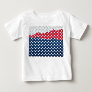 Red, White and Blue Stars (USA) (United States) Baby T-Shirt