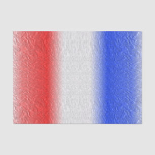 Red White and Blue Stripe Tissue Paper