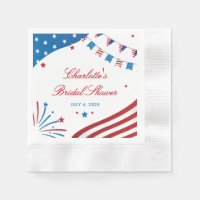 Red White and Blue Summer Bridal Shower