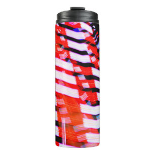 Red White and Blue Thermal Tumbler