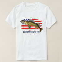 Red, White and Blue Walleye Pike