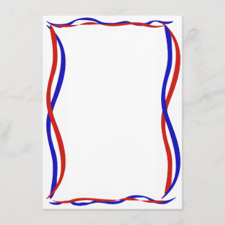Red White and Blue Waves  Menu