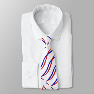 Red White and Blue Waves Tie