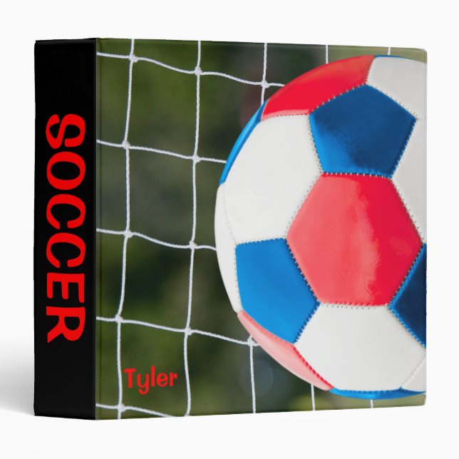Red White and Blue with Net Binder (Front/Spine)