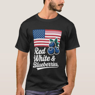 Red White and Blueberries American Pride T-Shirt
