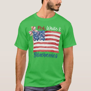 Red White and Blueberries girl boy T-Shirt