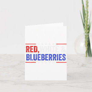 Red, White And Blueberries Patriot Dom 2025 Card