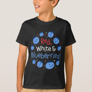Red, White And Blueberries Patriot Dom For Men Wom T-Shirt