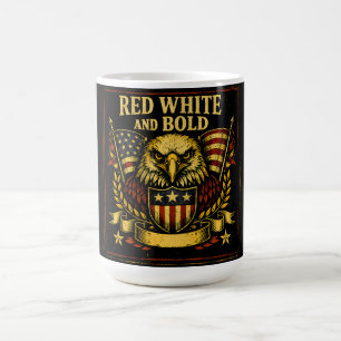Red White and Bold – American Colours Pride Coffee Mug