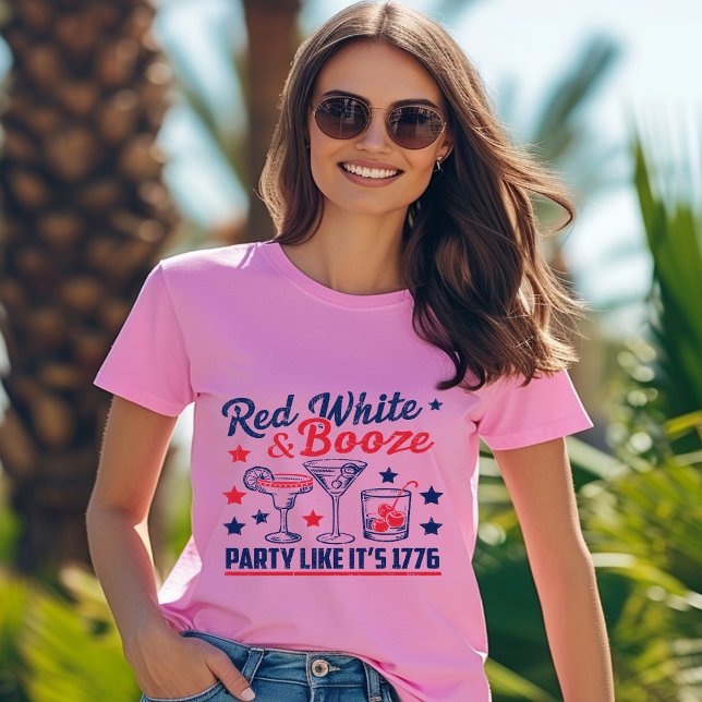 Red White and Booze T-Shirt (Creator Uploaded)
