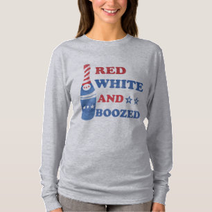 Red White And Boozed 4th of july T-Shirt