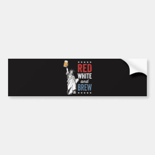 Red White and Brew 250th Anniversary Bumper Sticker