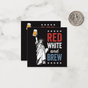 Red White and Brew 250th Anniversary Card