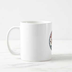Red White And Cute Patriotic Womens Patriotic Spar Coffee Mug