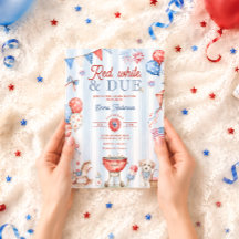 Red White and Due Baby Shower