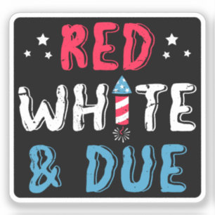 Red White And Due, Pregnancy Announcement Gifts
