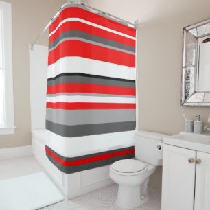 Red white and grey Stripes 