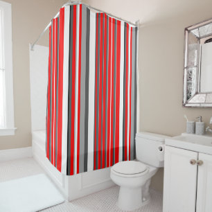 Red white and grey Stripes