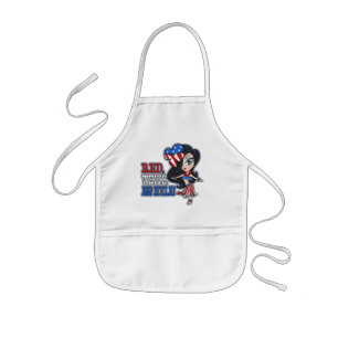 Red, White and Hula Kid's apron