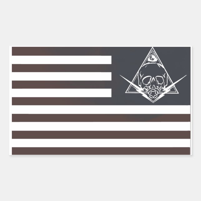 red white and paranoid sticker (Front)