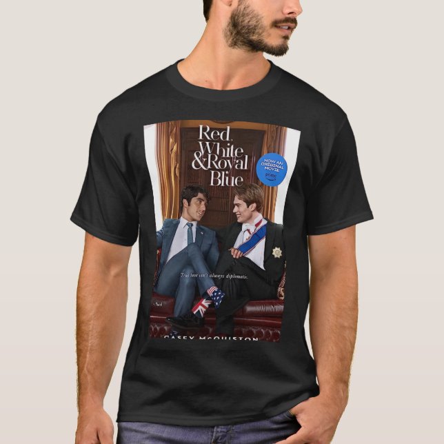 red white and royal blue T-Shirt (Front)