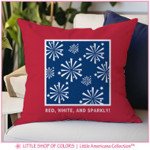 Red White and Sparkly Patriotic Indoor/Outdoor