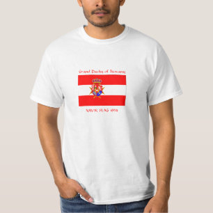 Red White Banner Grand Duchy of Tuscany T-Shirt