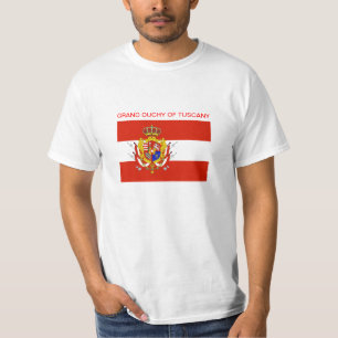 Red White Banner Grand Duchy of Tuscany T-Shirt