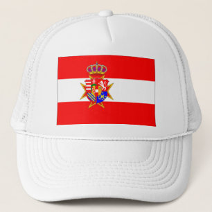 Red White Banner Grand Duchy of Tuscany Trucker Hat