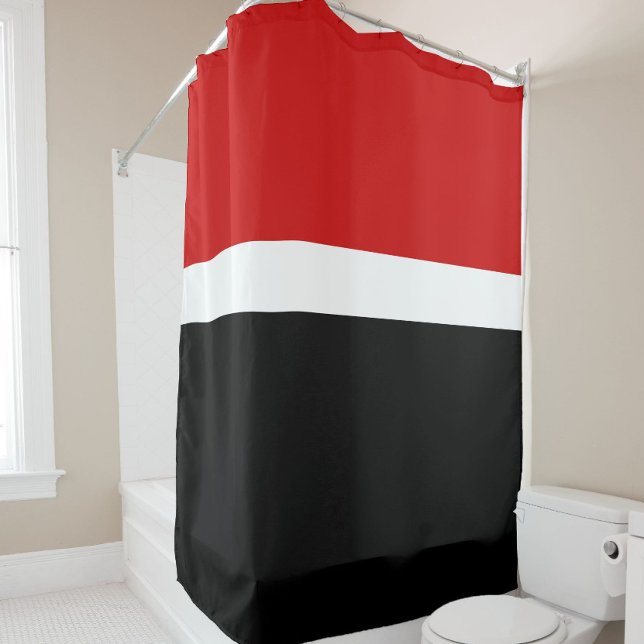 Red White Black Colour Block Style Design  (Creator Uploaded)