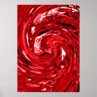 Red White Black Swirl Design