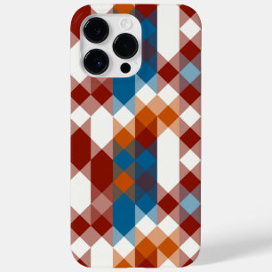 red white blue and orange geometric Case-Mate iPhone 14 pro max case