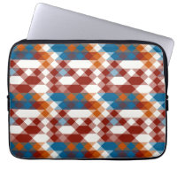 red white blue and orange geometric