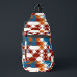 red white blue and orange geometric sling bag<br><div class="desc">red white blue and orange geometric</div>