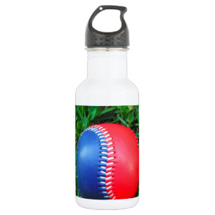 Red White & Blue Baseball 532 Ml Water Bottle