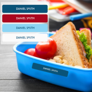 Red White Blue Boy School Daycare Name