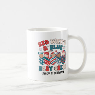 Red White Blue Byby Usa Patriotic 4th Of July  Coffee Mug