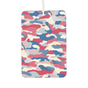 Red White & Blue Camouflage Air Freshener