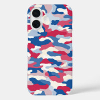 Red White & Blue Camouflage