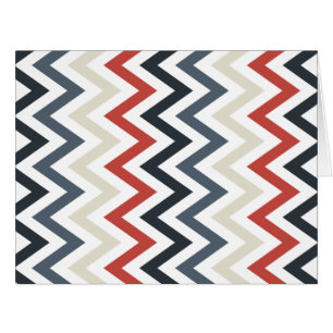 Red White Blue Chevron Geometric Designs Colour