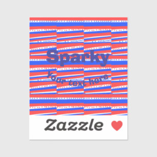 Red White Blue Circles Stripes
