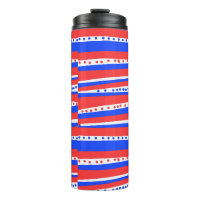 Red White Blue Circles Stripes Chili
