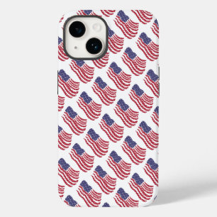 Red White Blue Flag Design Case-Mate iPhone Case-Mate iPhone 14 Case